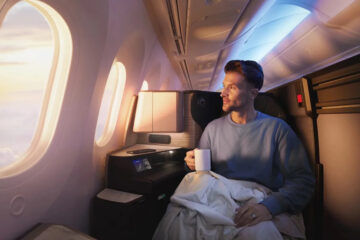 United Airlines Neue Polaris Studio Fenster Copyright