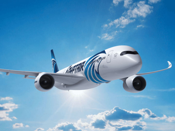 Egyptair Flugeug Airbus A350 900 Copyright