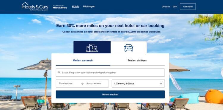 Hotels And Cars By Rocket Travel Miles And More Bonusmeilen Maerz 2026