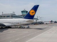 Lufthansa Airbus A380 Flugzeug Muc Flughafen