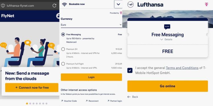 Lufthansa Flynet Internet Wifi Allegris A350