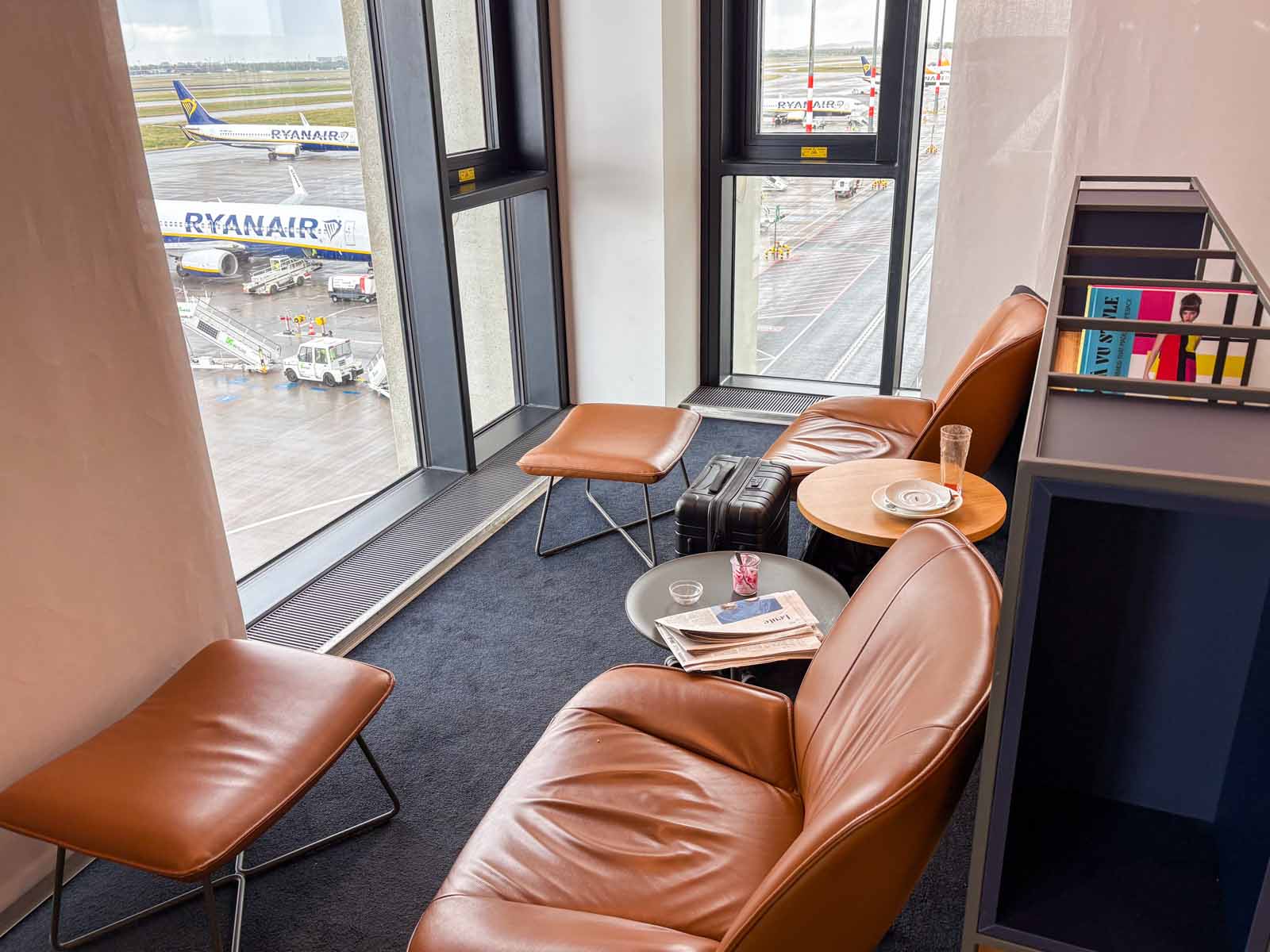 Lufthansa Senator Lounge Berlin Reclinerstuhl