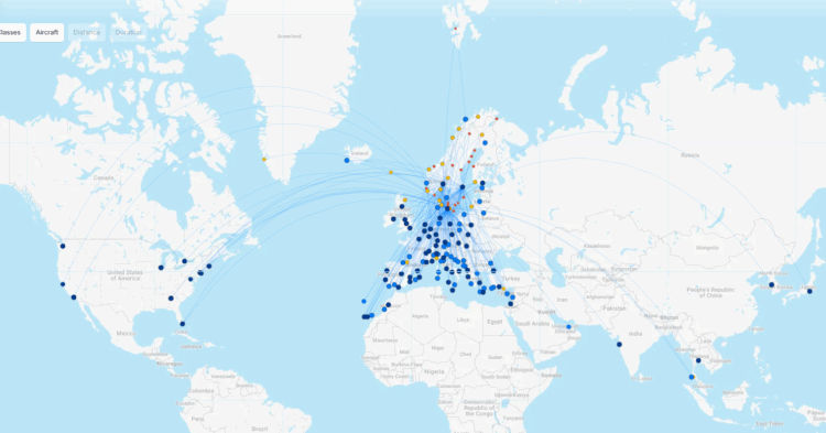 Sas Streckennetz Februar 2026 Flightconnections