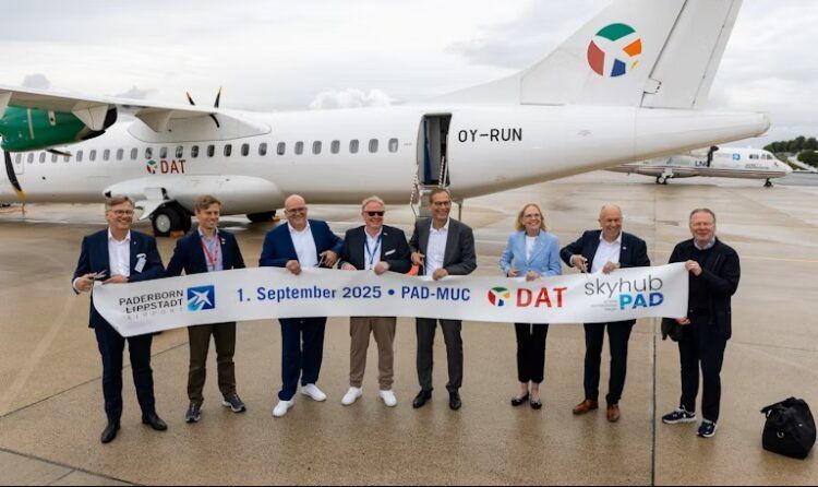 Skyhub Pad Erstflug Paderborn Muenchen