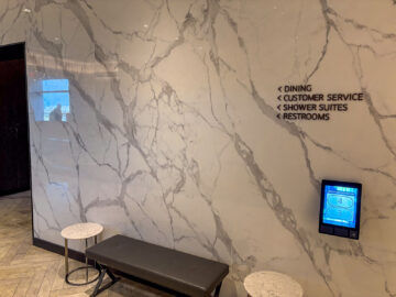 United Polaris Lounge San Francisco Wegweiser