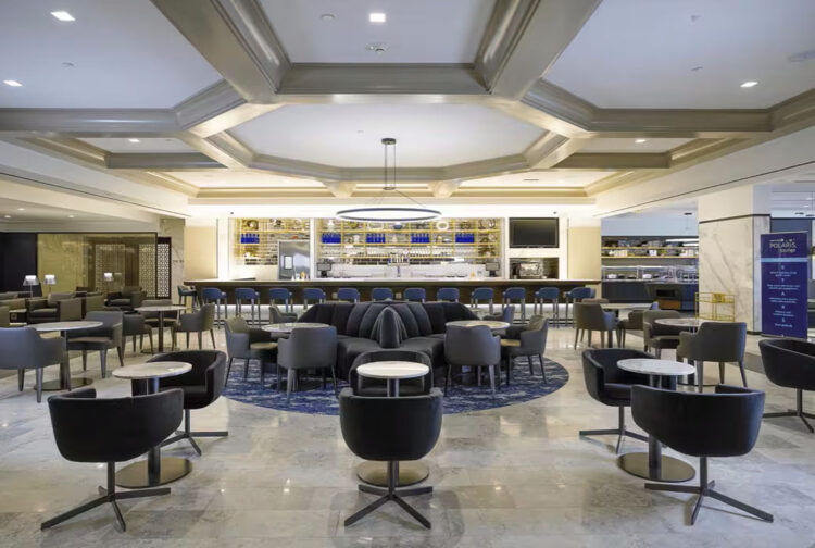 United Polaris Lounge Washington Dulles Copyright