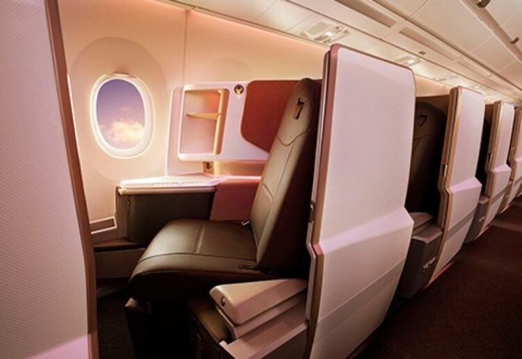 Virgin Atlantic Airbus A350 1000 Upper Class Sitz Copyright