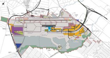 Western Sydney Airport Lageplan 10 Millionen Passagiere Copyright
