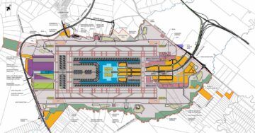 Western Sydney Airport Lageplan 80 Millionen Passagiere Copyright