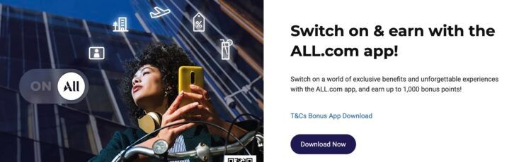 Accor Limitless Live All.com App Promo Bonus Reward Punkte