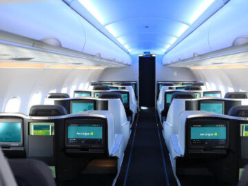 Aer Lingus Airbus A321 Xlr Business Class Kabine Copyright