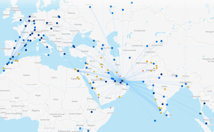 Air Arabia Streckennetz Juli 2025 Flightconnections