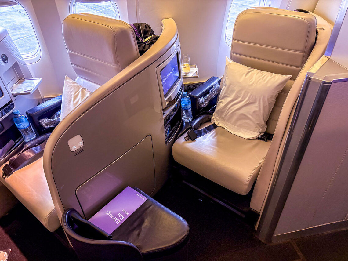 Air New Zealand Business Premier Class Boeing 777 300 Sitz