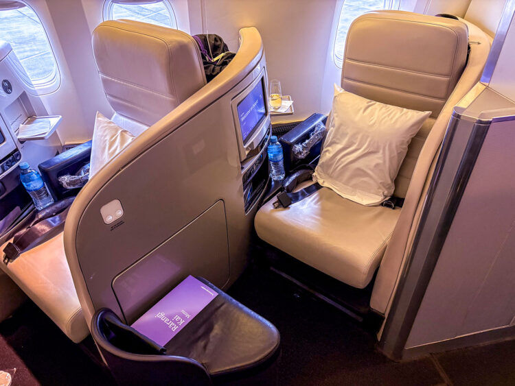 Air New Zealand Business Premier Class Boeing 777 300 Sitz