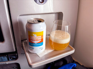 Air New Zealand Business Premier Class Boeing 777 Bier Hazy Ipa Parrotdog