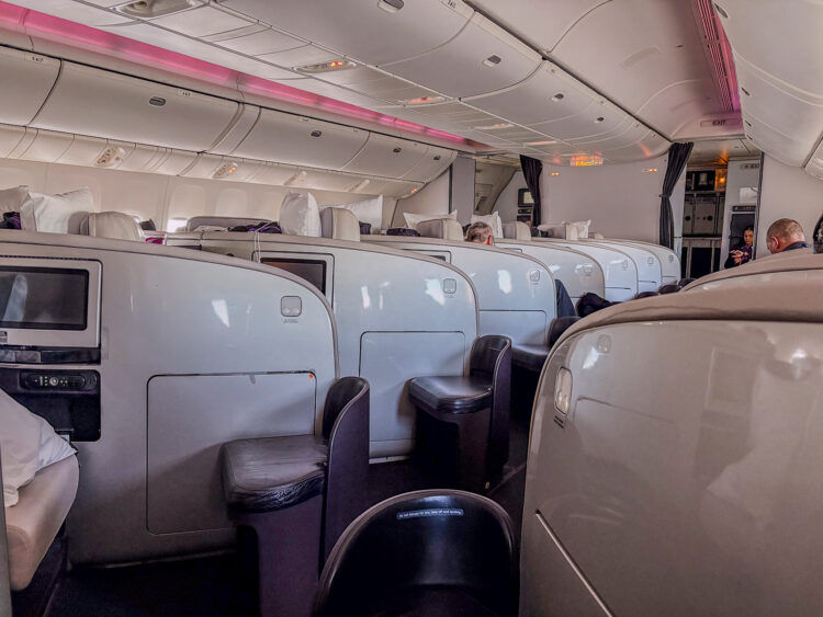 Air New Zealand Business Premier Class Boeing 777 Kabine Sitze