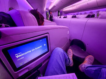 Air New Zealand Business Premier Class Boeing 787 Sitz