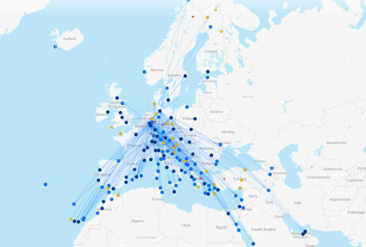 Eurowings Streckennetz August 2025 Flightconnections