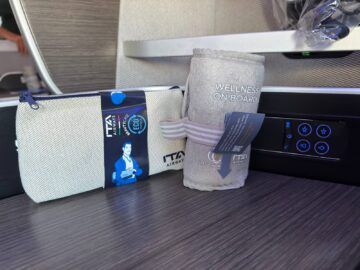 Ita Airways Business Class Airbus A330 900neo Amenity Kits