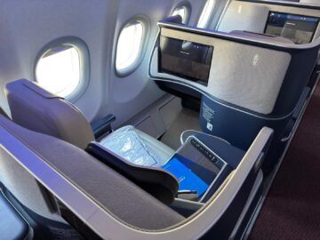 Ita Airways Business Class Airbus A330 900neo Anderer Sitz Von Hinten