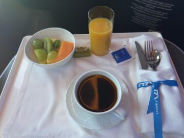 Ita Airways Business Class Airbus A330 900neo Fruehstueck