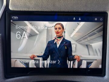 Ita Airways Business Class Airbus A330 900neo Monitor