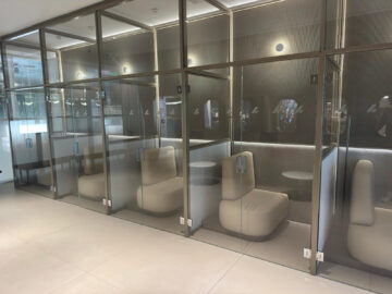 Ita Airways Runway Lounge Mailand Linate Arbeitskabinen
