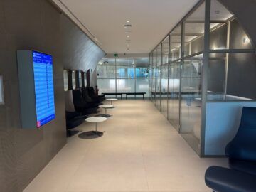 Ita Airways Runway Lounge Mailand Linate Blick Ruhebereich