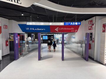 Ita Airways Runway Lounge Mailand Linate Weg Zur Lounge 2