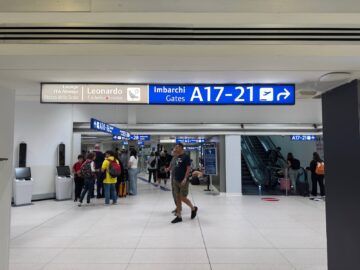 Ita Airways Runway Lounge Mailand Linate Weg Zur Lounge 6