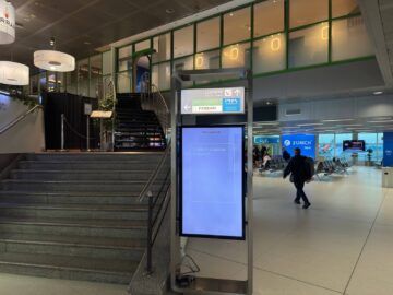 Ita Airways Runway Lounge Mailand Linate Weg Zur Lounge 8