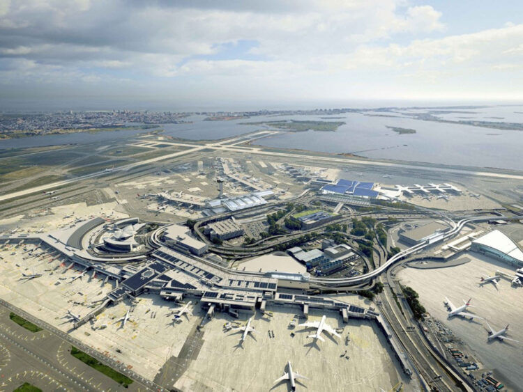 Jfk New York Alle Neuen Terminals Aerial Copyright