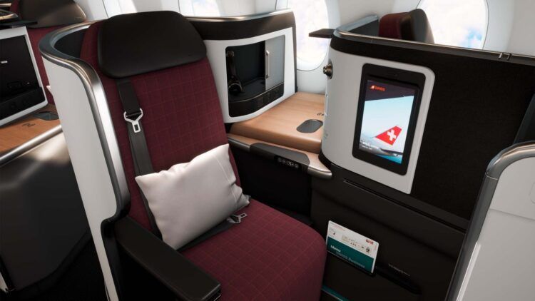 Swiss Senses Business Class Classic Seat Copyright