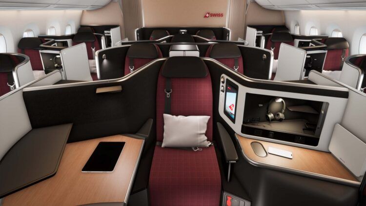 Swiss Senses Business Class Extra Space Seat Copyright