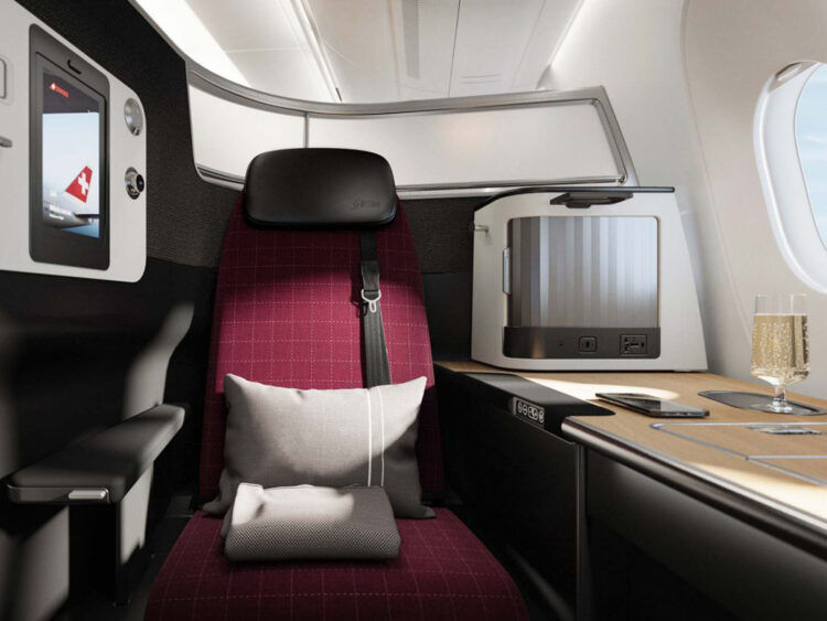 Swiss Senses Business Class Suite Sitz Copyright