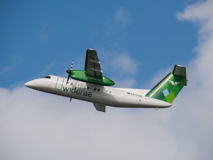 Wideroe Flugzeug Copyright