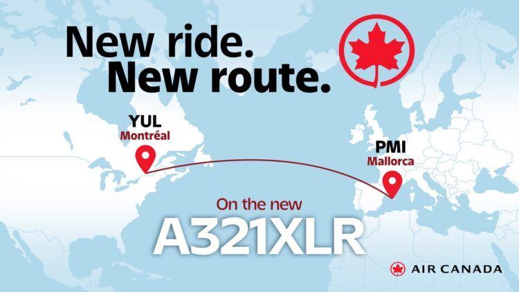 Air Canada Montreal Palma De Mallorca Launch Juni 2026