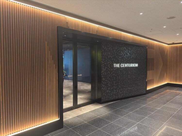 American Express Centurion Lounge Tokyo Haneda Eingang2