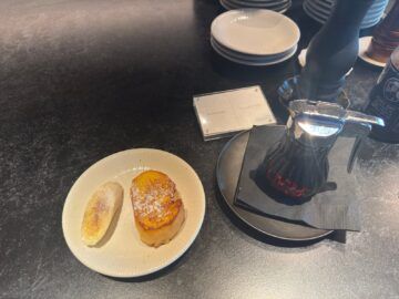 American Express Centurion Lounge Tokyo Haneda French Toast