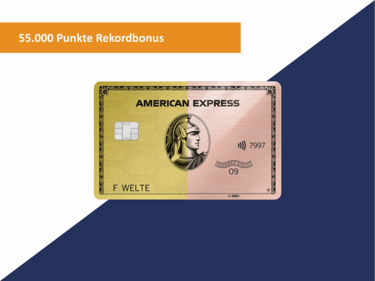 American Express Gold Kreditkarte 55000 Punkte Beitragsbild