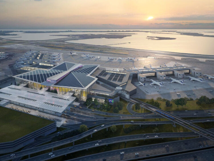 Jfk Airport Terminal One Aerial Copyright