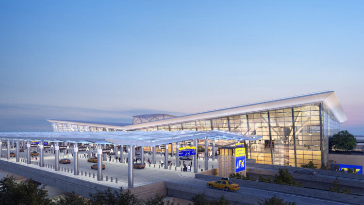 Jfk Airport Terminal One Vorfahrtszone Copyright.jpg