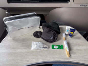 Lufthansa Aribus A350 Ex Pal Business Class Amenity Kit Inhalt