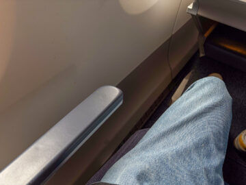 Lufthansa Aribus A350 Ex Pal Business Class Sitz Armlehne