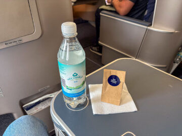 Lufthansa Aribus A350 Ex Pal Business Class Welcome Snack