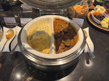 Singapore Airlines Silverkris Lounge Bangkok Roasted Beef