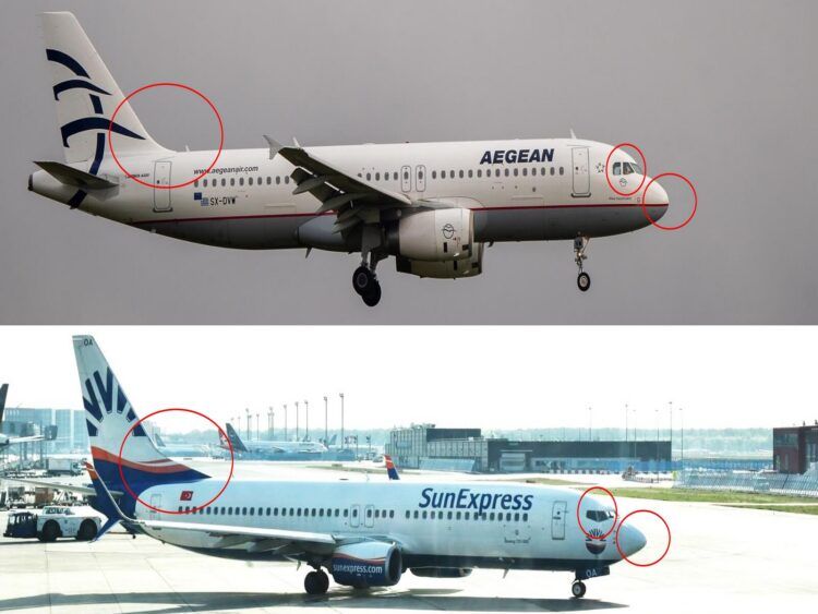 Gegenueberstellung Airbus A320 Boeing 737