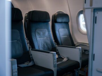 Lufthansa Airbus A320 Neue Kabine Sitz Copyright