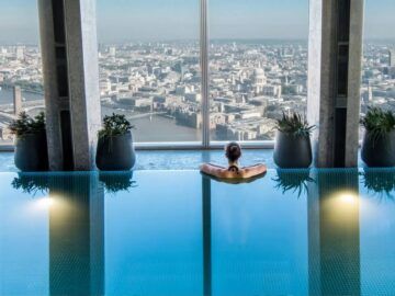 Shangri La The Shard London Pool Copyright