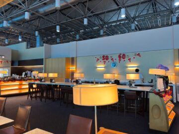 Singapore Airlines Silverkris Lounge Taipei Taoyuan Blick In Die Lounge